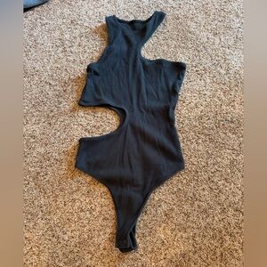 Abercrombie Asymmetrical Cutout Bodysuit